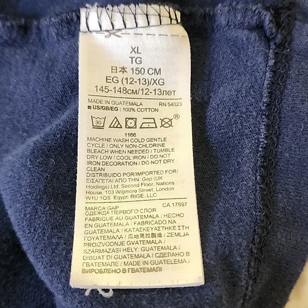 Gap Bring the Noise USA Tee Navy Size XL